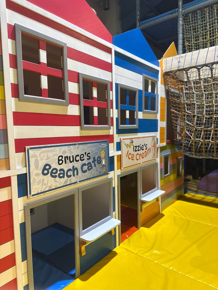 Bruce's Beach Café playhouse at Boomerang Family Play Centre