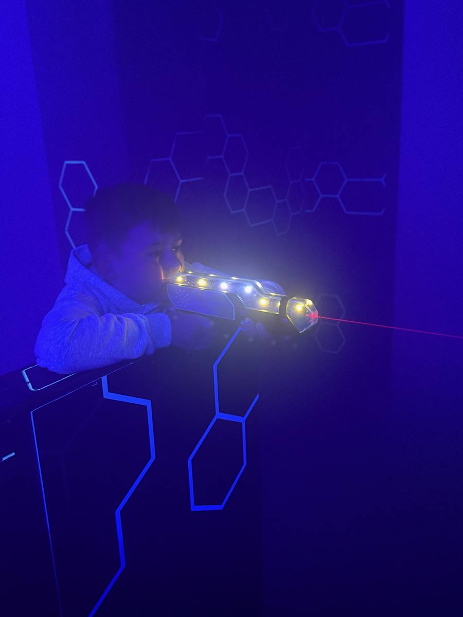 Free For All lazer tag mode at Boomerang