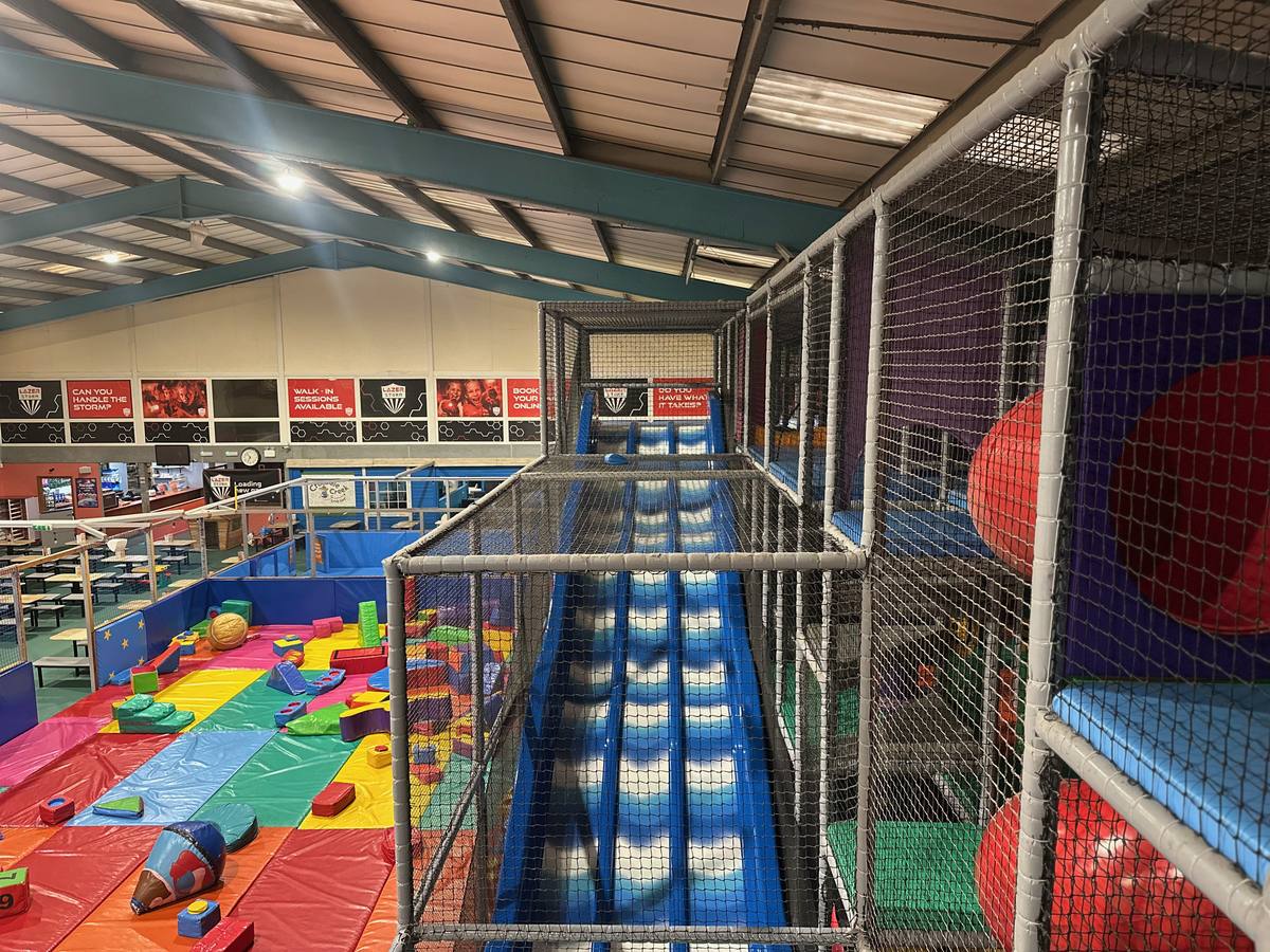 Multi-level soft play frame at Boomerang