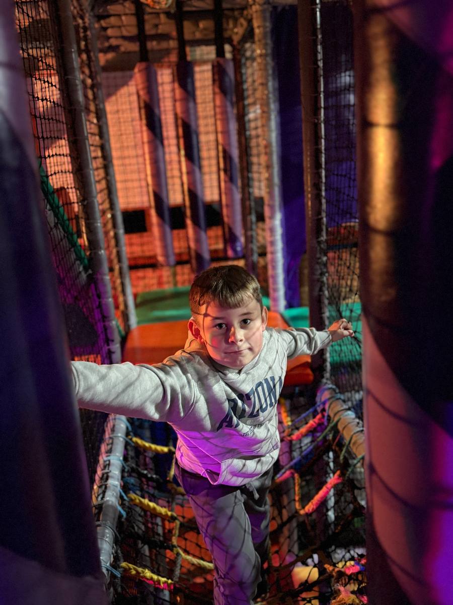 Soft play netting at Boomerang Family Play Centre