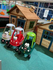 toy cars and houses